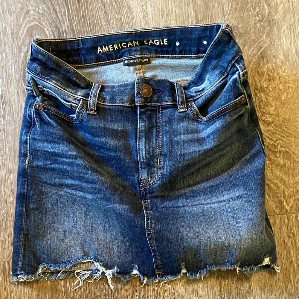 American Eagle Outfitters Blue Denim Skirt